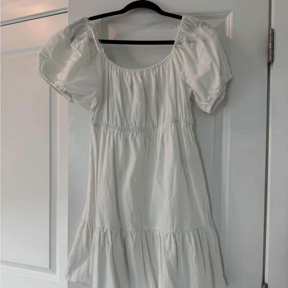 Love Tree White Mini Dress